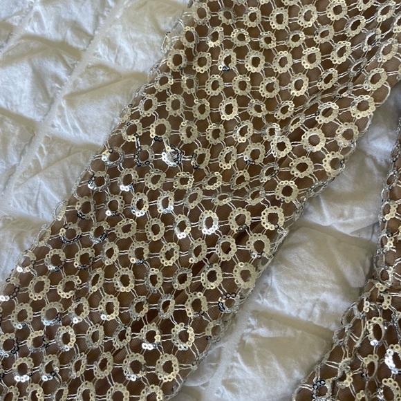 Camila Coelho Thalía Tan Sequin Long Sleeve Bodycon Dress - Picture 7 of 11